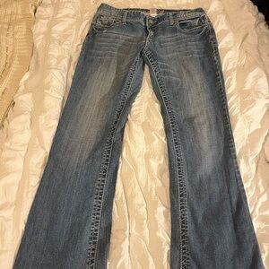 Maurice’s boot cut flare bottom jeans